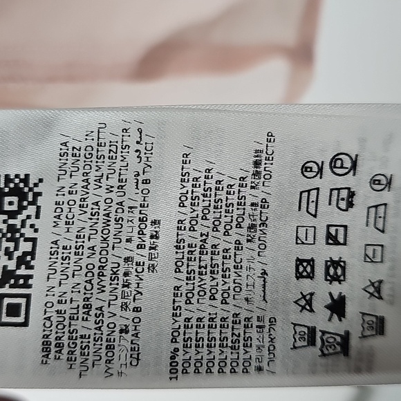 Marciano Nude Pink Vneck Flutter Sleeve Feminine Semi-sheer Blouse - Picture 7 of 8